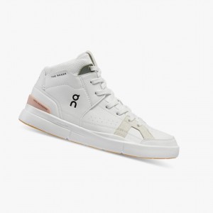 On The Roger Clubhouse Mid White / Rose | FWSUPM-470